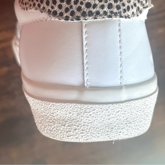 Madewell sidewalk Low-top sneaker in leather & Calf Hair Wave edition - Picture 11 of 14